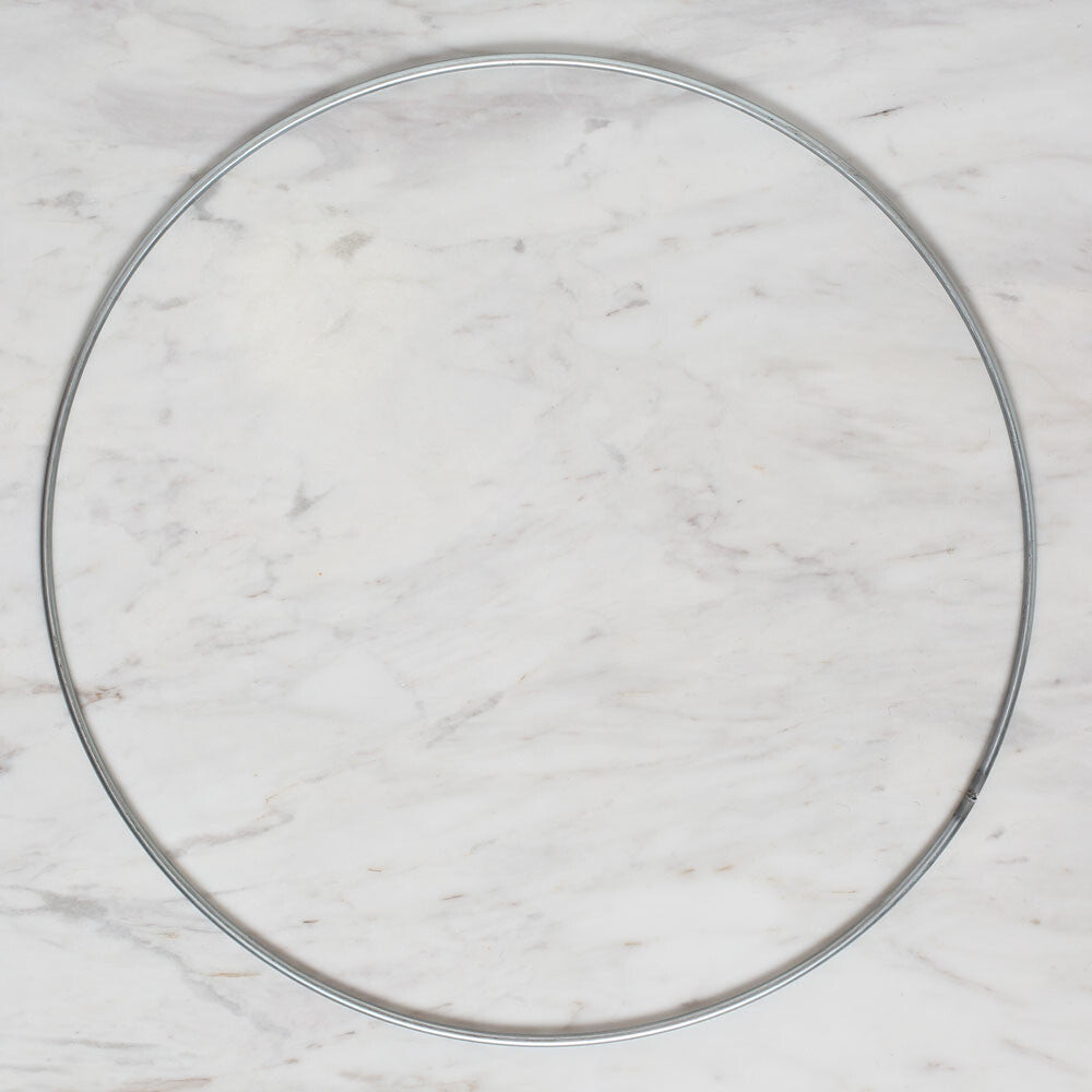 Loren Metal Yuvarlak 29,5 cm Makrome Halkası